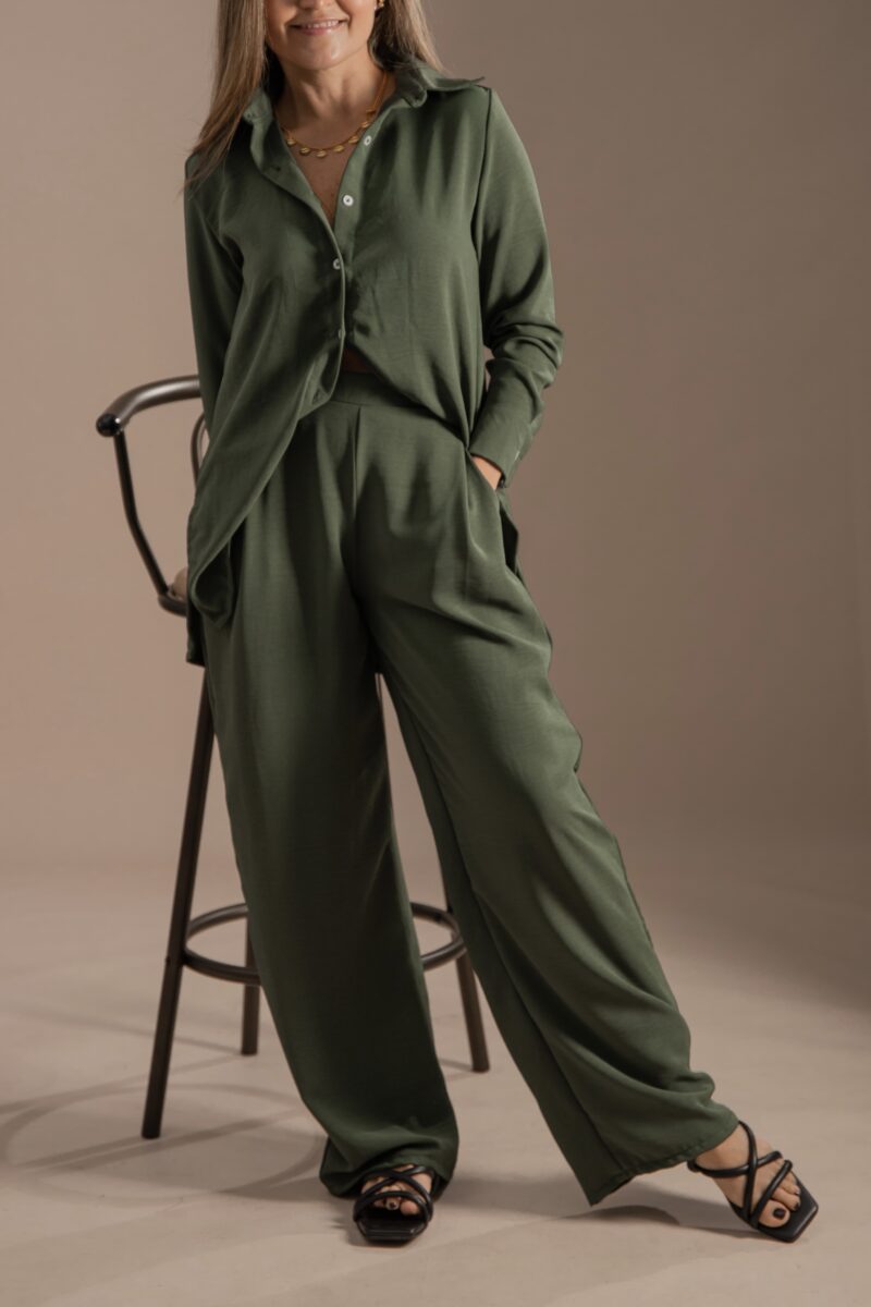 Conjunto Viajero Verde Oliva