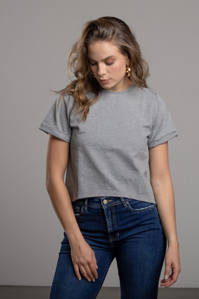 Blusa Catania Gris Claro